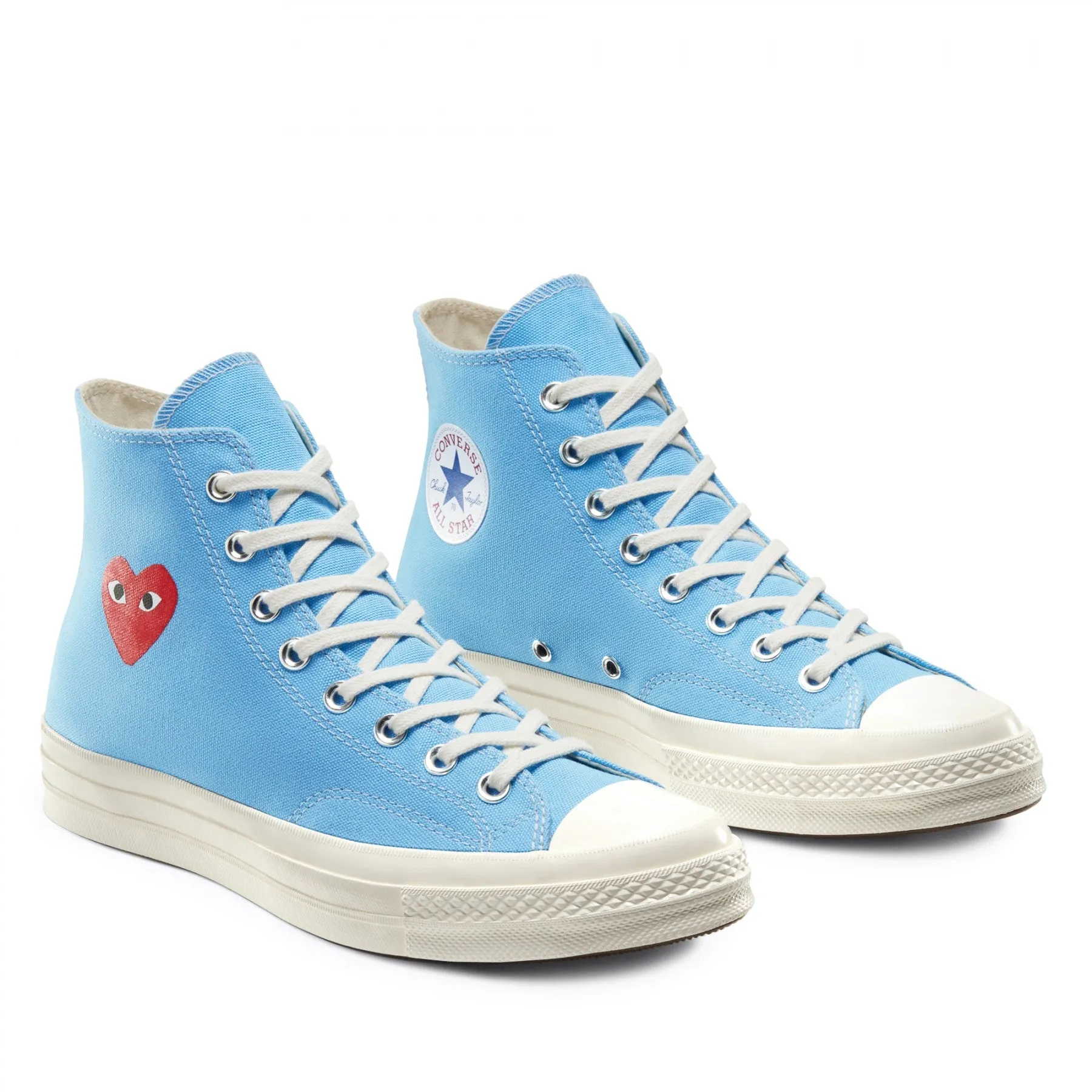 Play Comme des Garons x Converse Chuck Taylor All Star 70' High (Bright Blue)