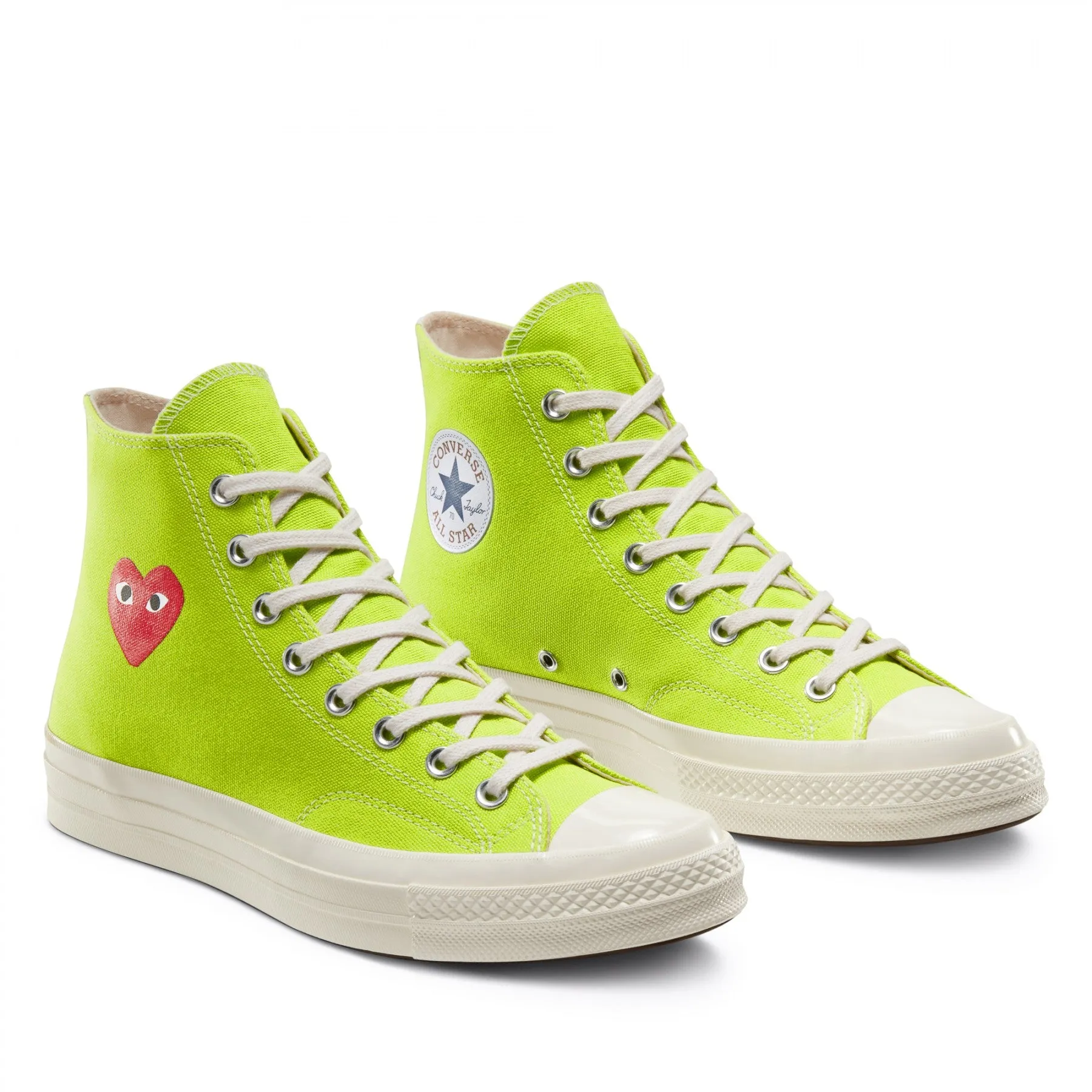 Play Comme des Garons x Converse Chuck Taylor All Star 70' High (Bright Green)