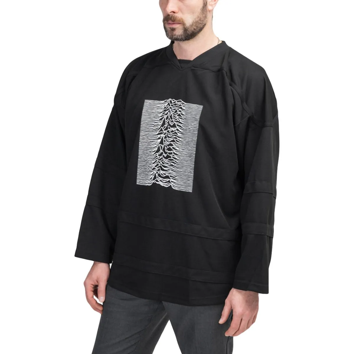 Pleasures x Joy Divison Interzone Hockey Jersey (Black)