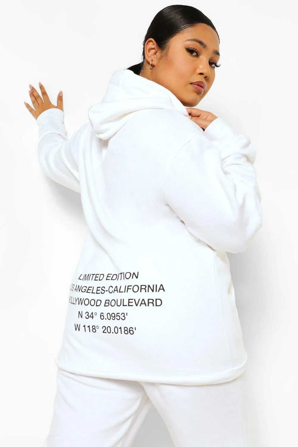 Plus Limited Edition Back Oversized Hoodie