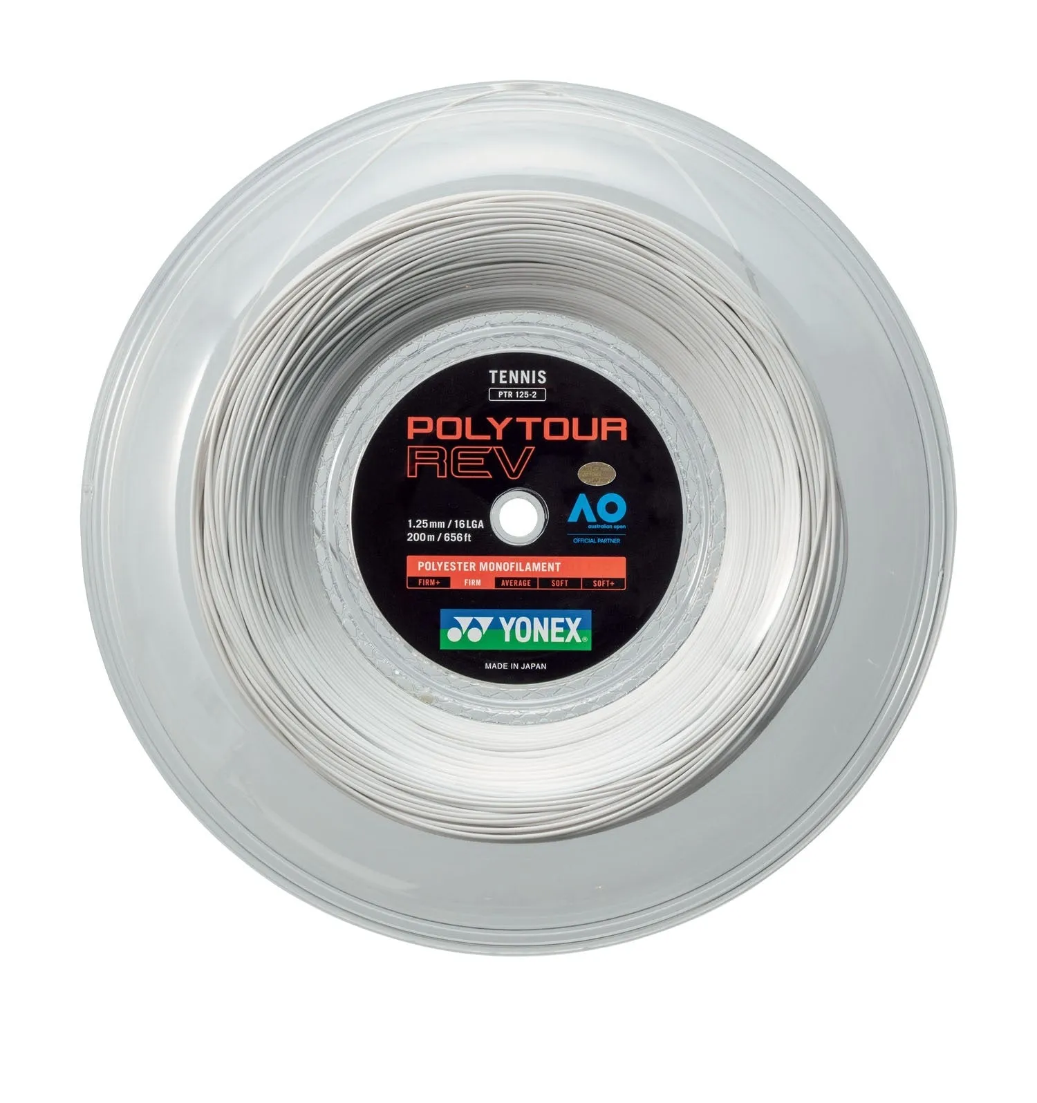 POLY TOUR REV 125 TENNIS STRING (200M) - Coli