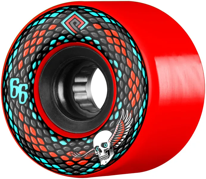 POWELL PERALTA WHEELS (JEU DE 4) SNAKES RED