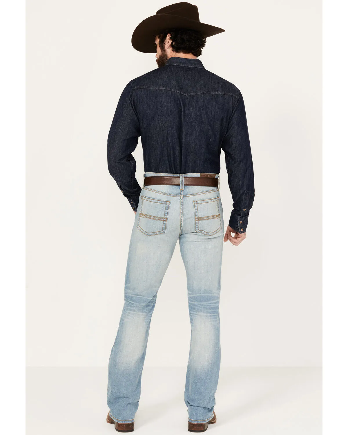 Product Name:  Cody James Men's Light Wash Cowboy Slim Straight Stretch Denim Jeans