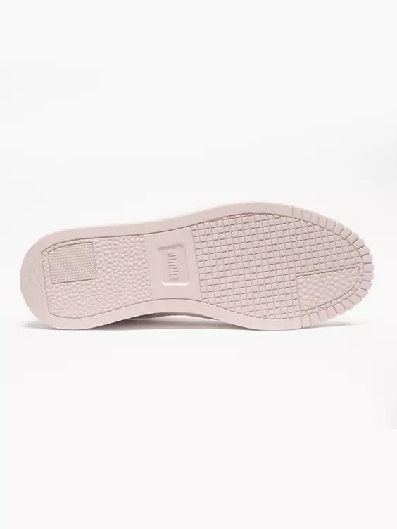 Puma  Carina Street Suede Rose Quartz/Gold Trainers