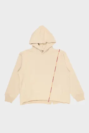 Rabari Stitch Hoodie - Ecru/Red/Yellow