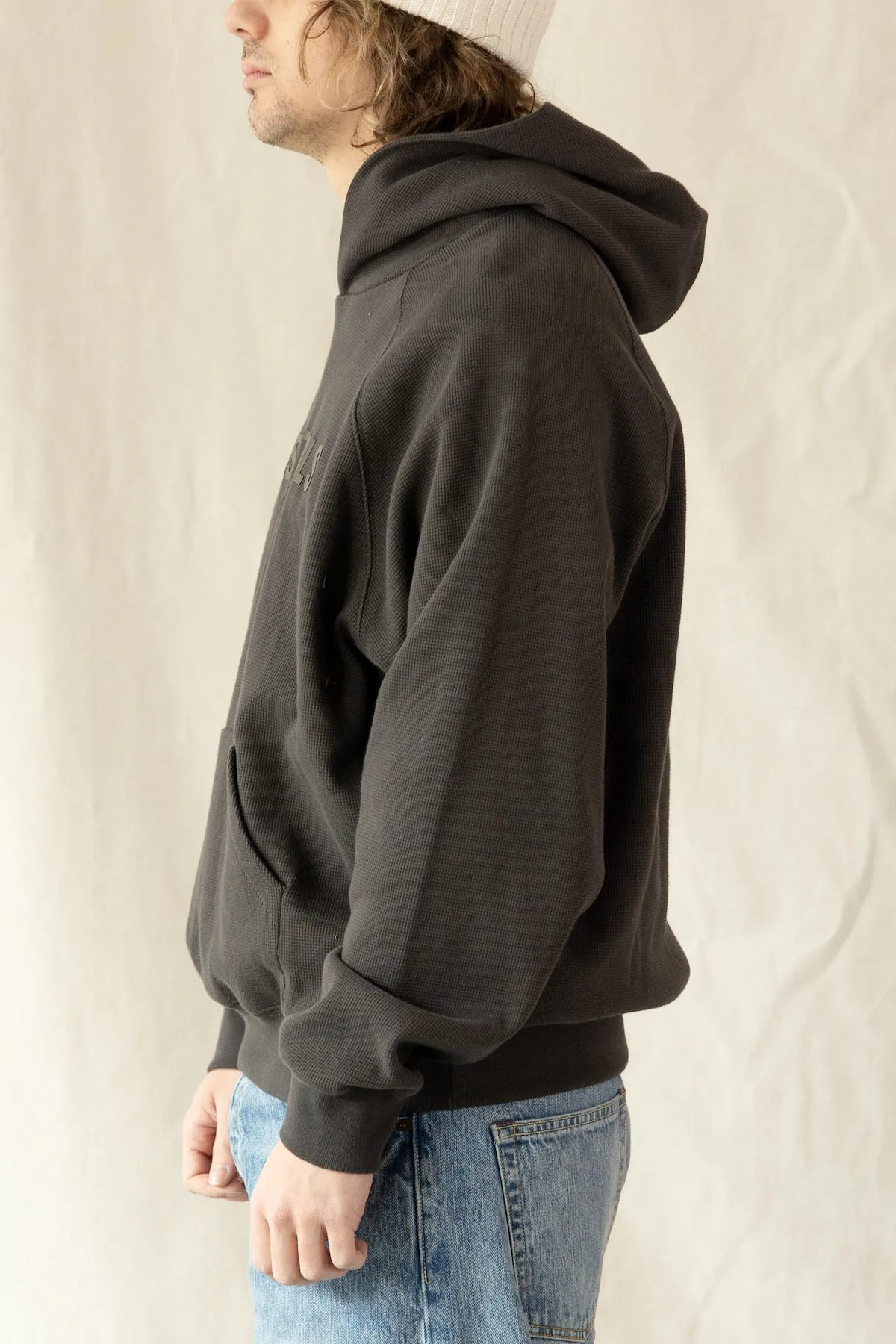 Raglan Hoodie - Off Black