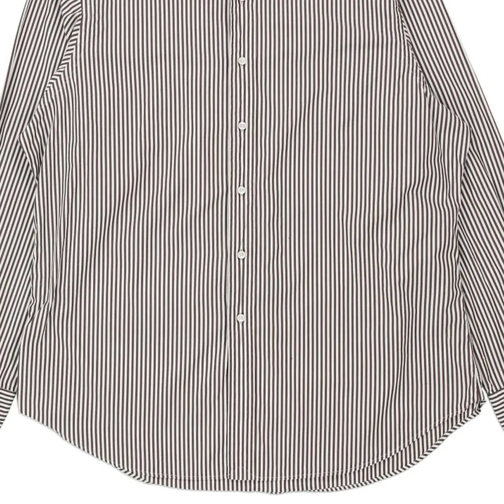 Ralph Lauren Striped Shirt - XL Brown Cotton