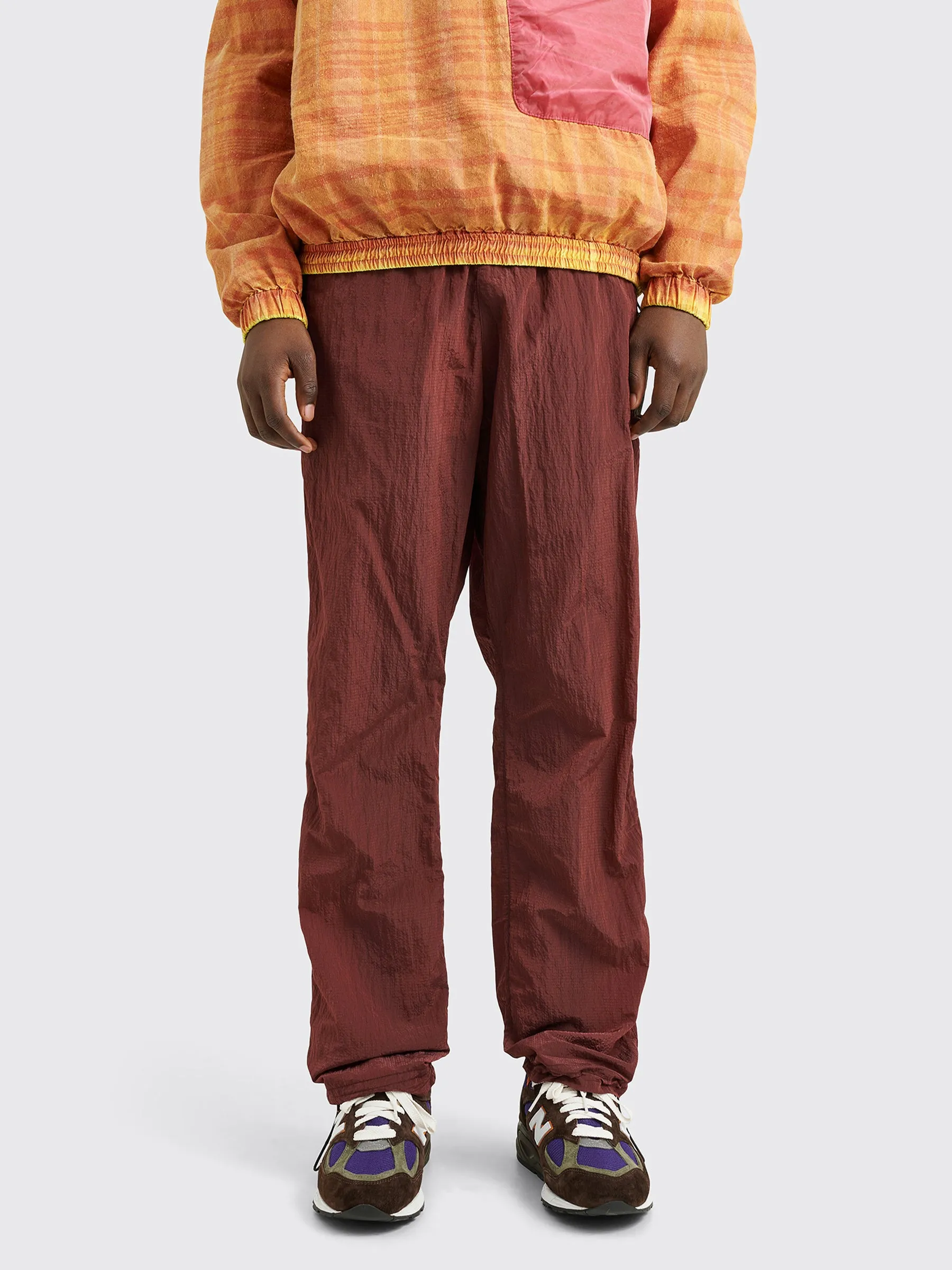 RANRA Bjarkan Nylon Ripstop Pants Chocolate Truffle Brown