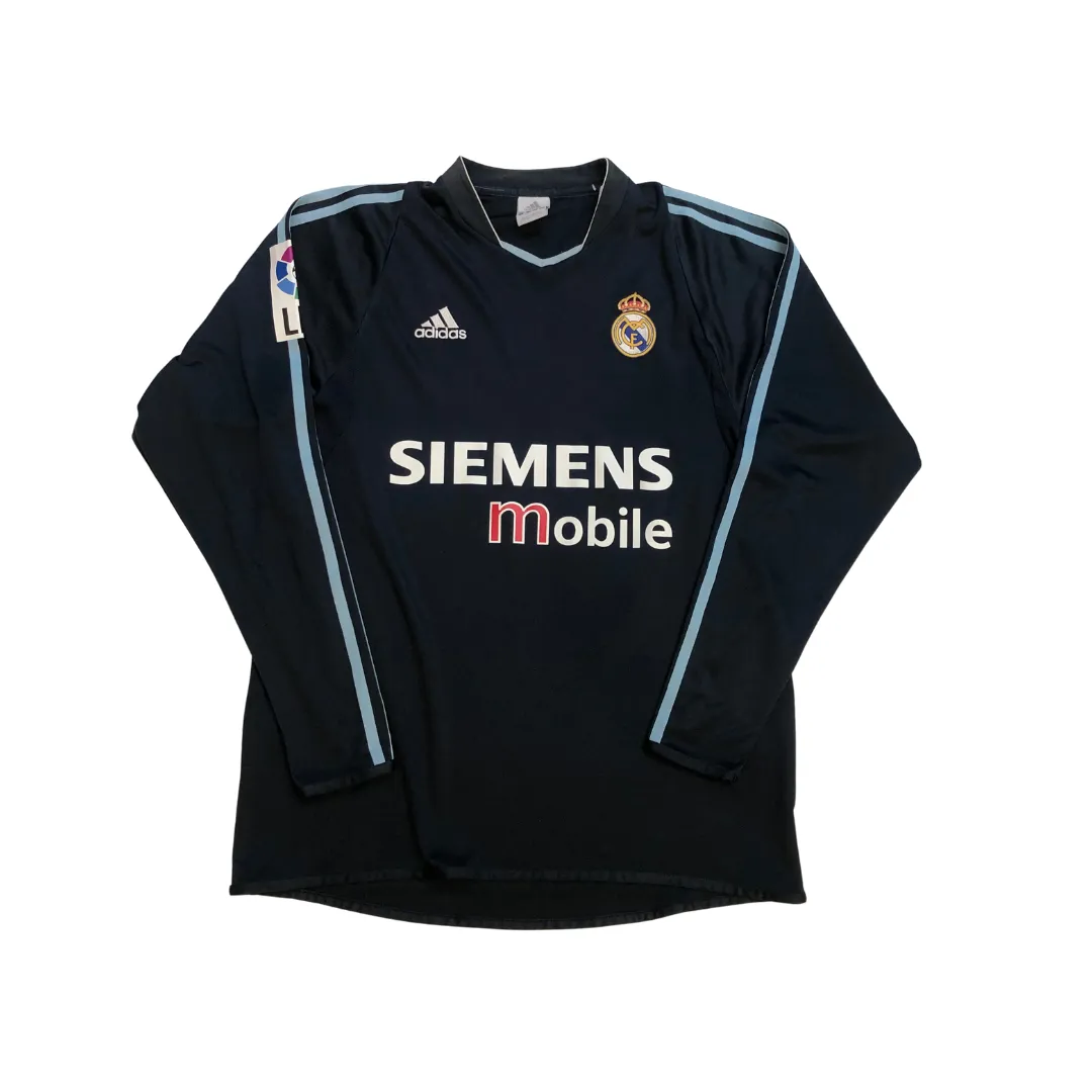 Real Madrid Original Beckham 2003/2004 Adidas Away Football Shirt Medium
