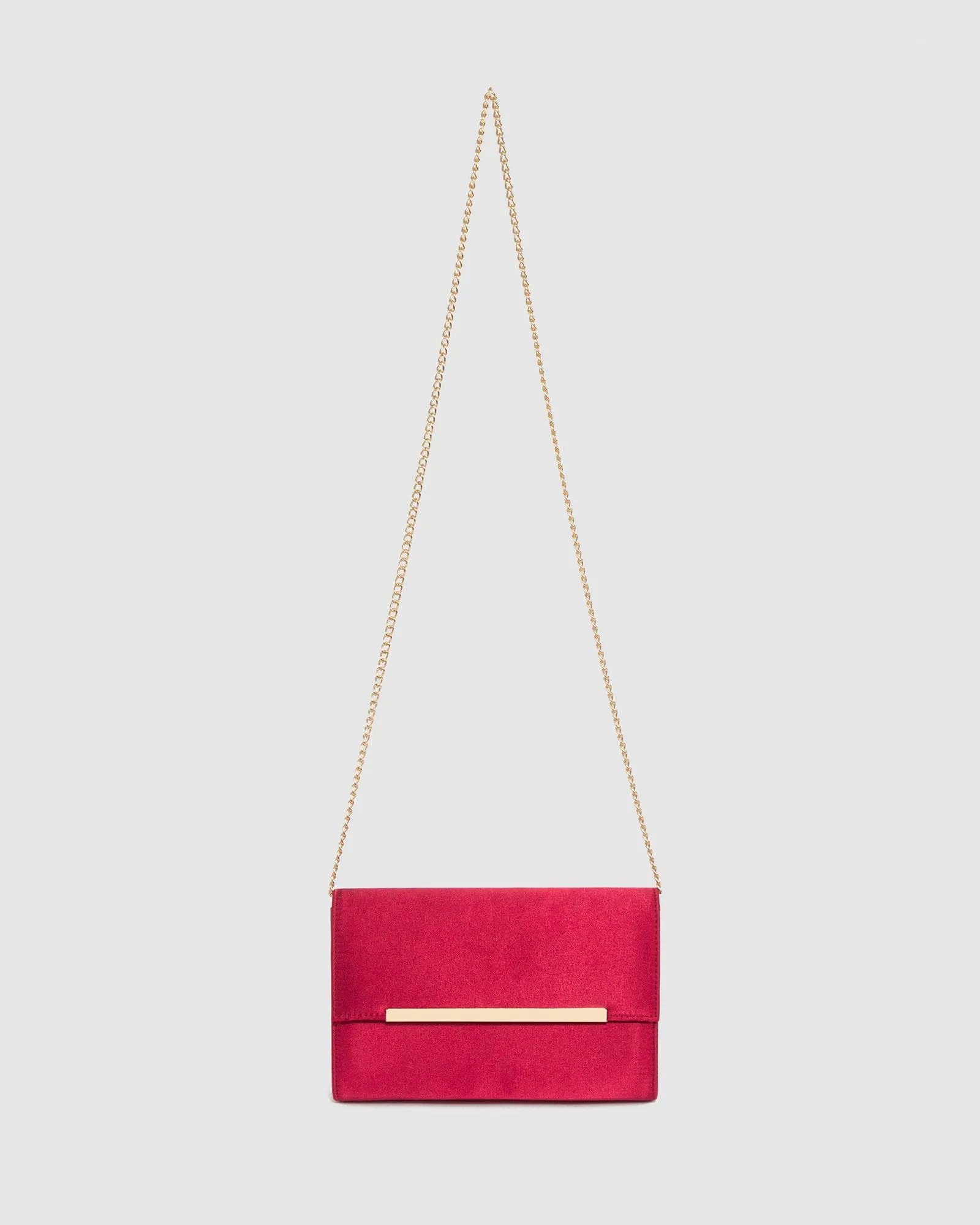 Red Harriet Clutch Bag