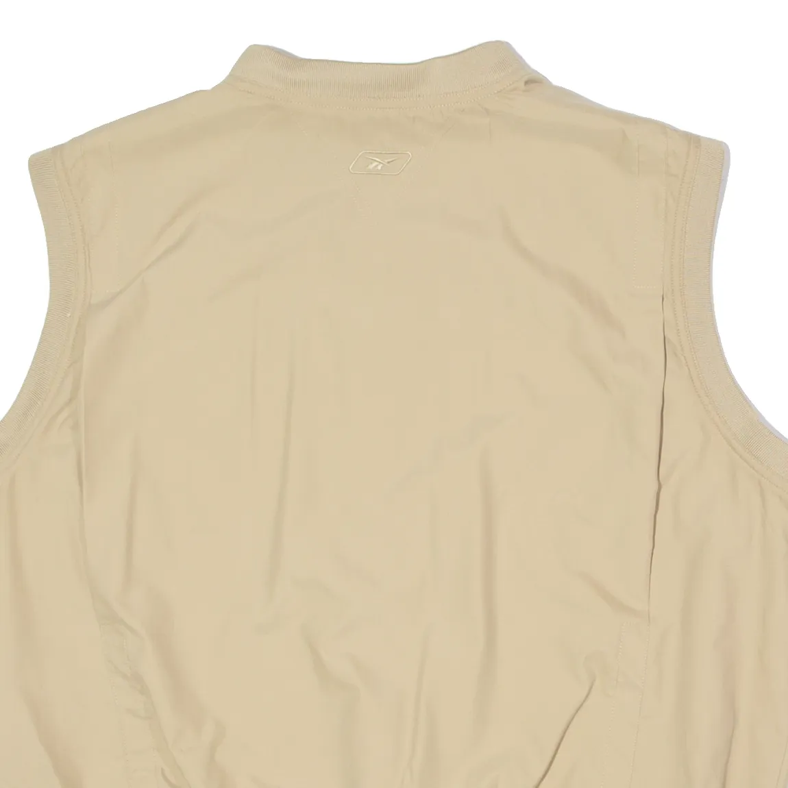 REEBOK Golf Mens Pullover Gilet Beige 90s M