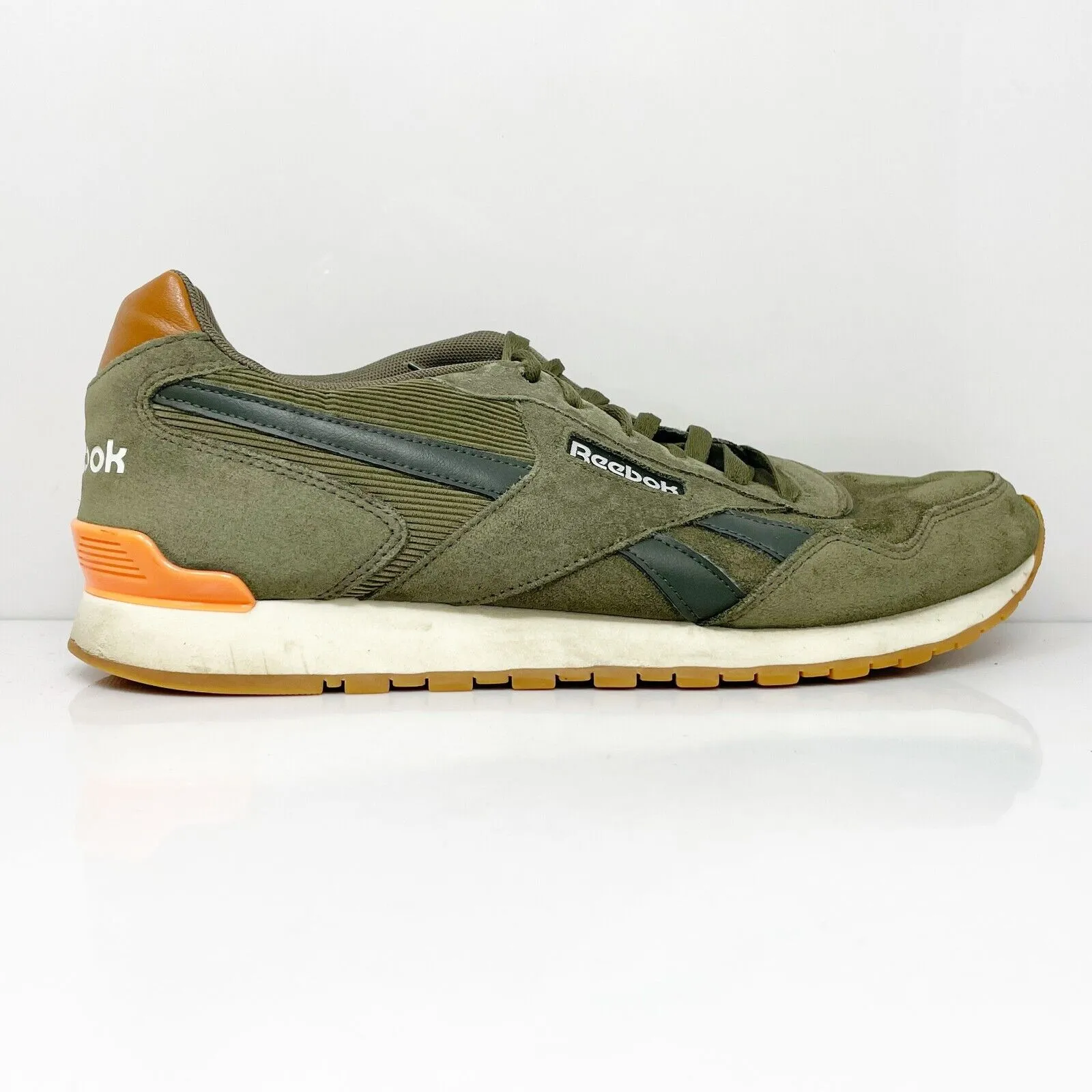 Reebok Mens Classic Harman Run DV6911 Green Casual Shoes Sneakers Size 12