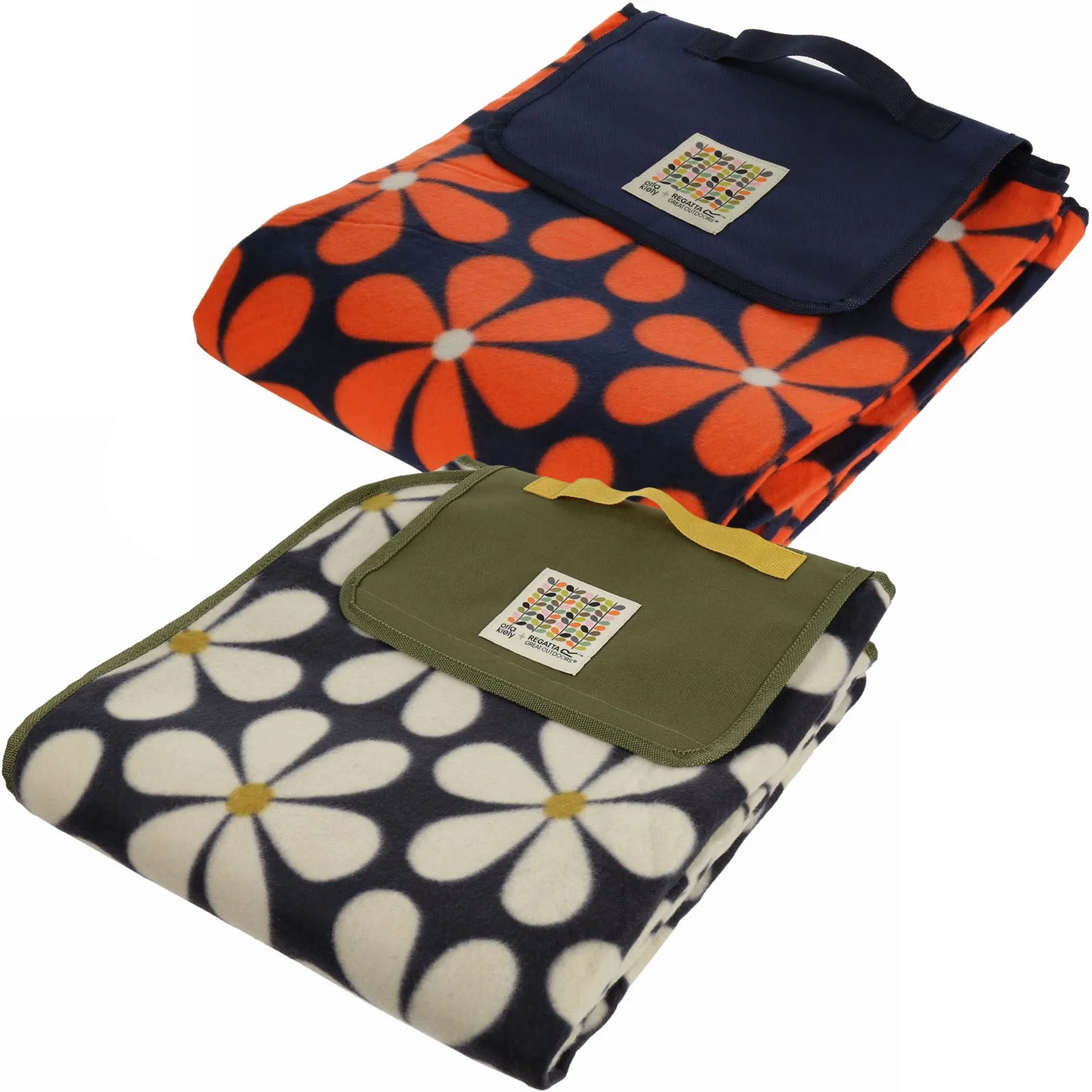 Regatta Orla Kiely Roll Away & Carry Camping Picnic Blanket Rug Mat