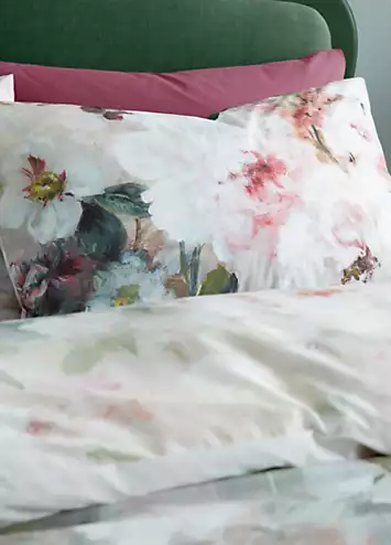 RHS Rose Bloom 100% Cotton 200 Thread Count Duvet Cover Set | Kaleidoscope