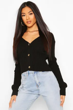 Rib Knit Cardigan