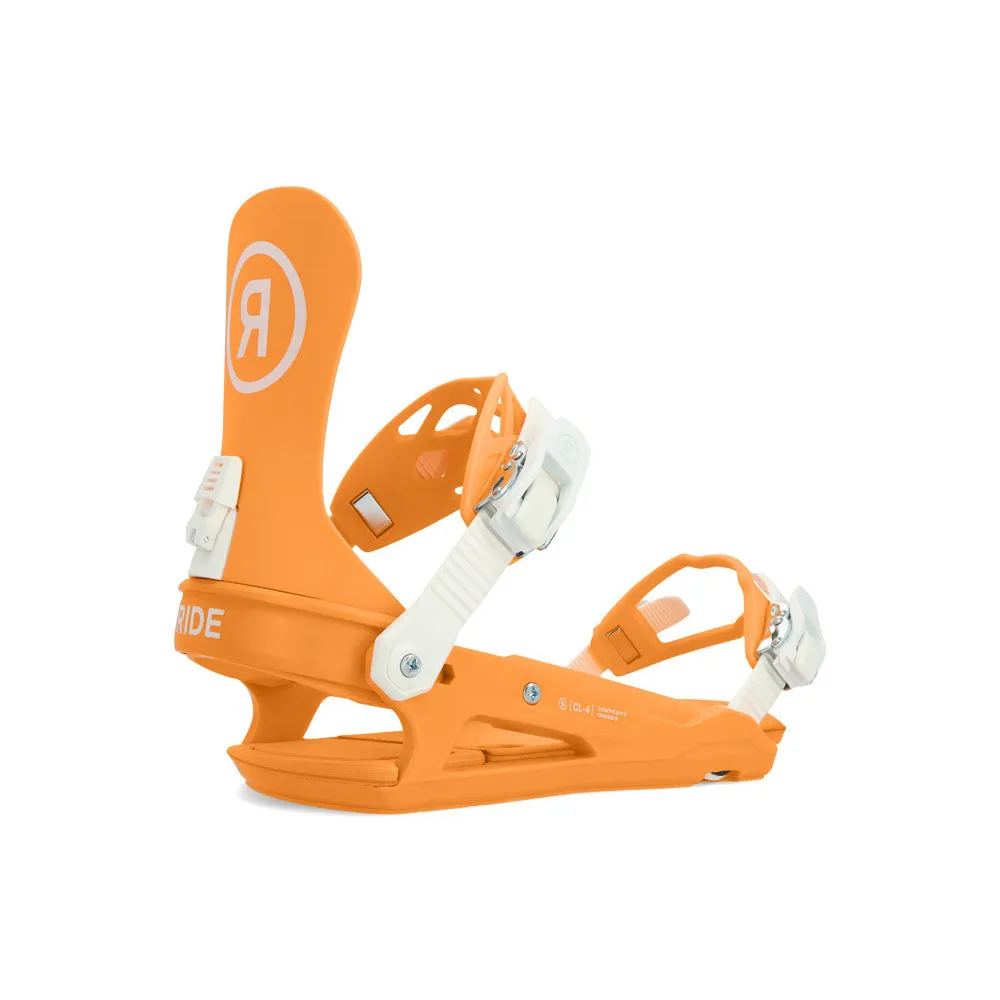 Ride Compact Womens Snowboard / CL-4 Womens Snowboard Bindings Package 2024