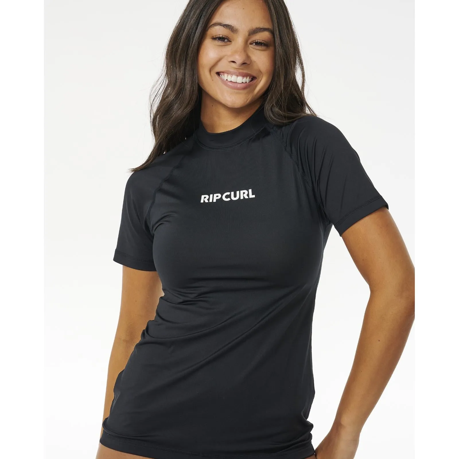 Rip Curl Womens Classic Surf Short Sleeve Rash Vest