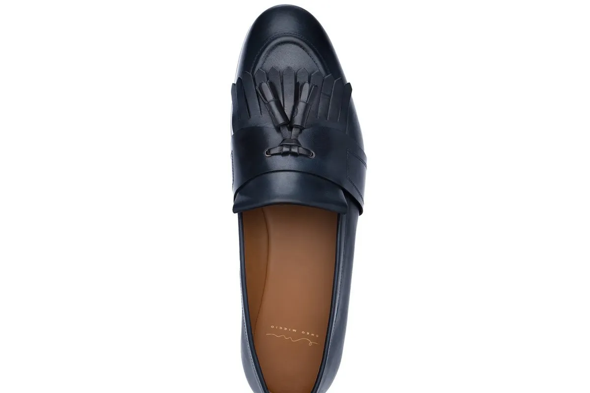 ROMEO TOLEDO NAVY LOAFERS