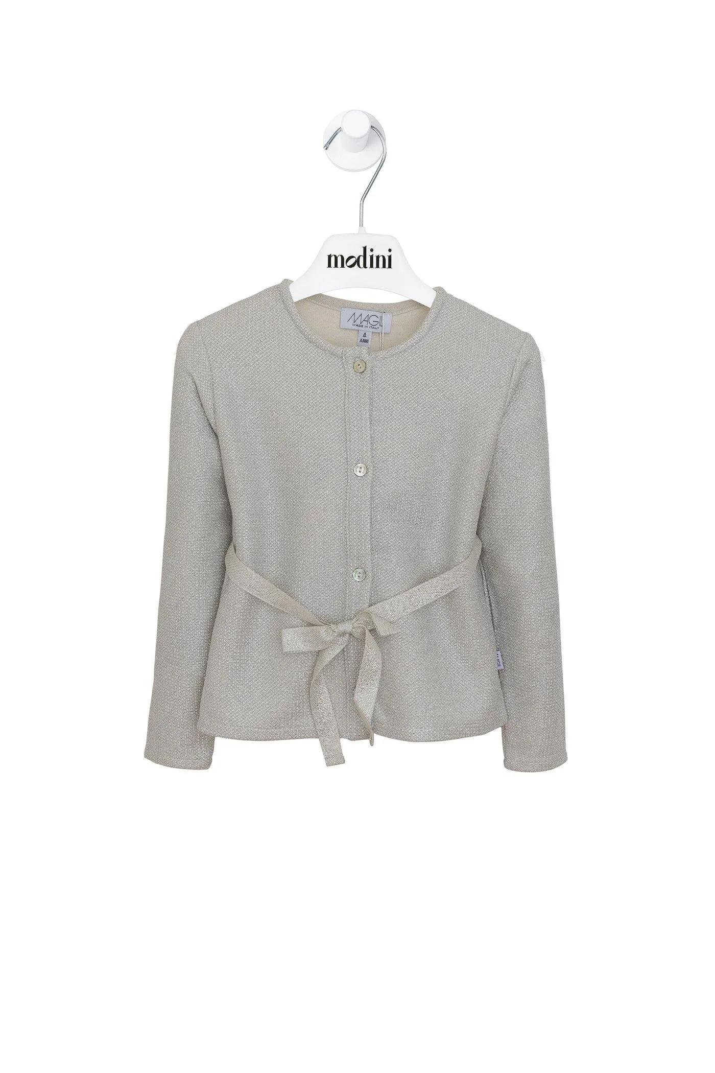 ROPA PARA NIOS - CARDIGAN PLATA MAGIL