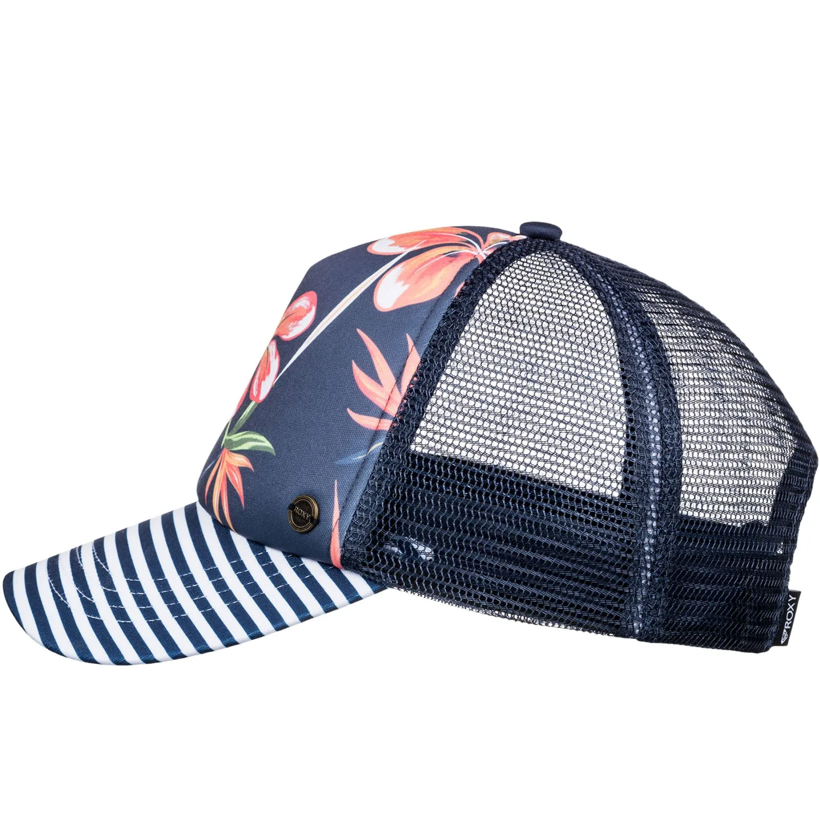 Roxy Womens Beautiful Morning Mesh Trucker Baseball Cap