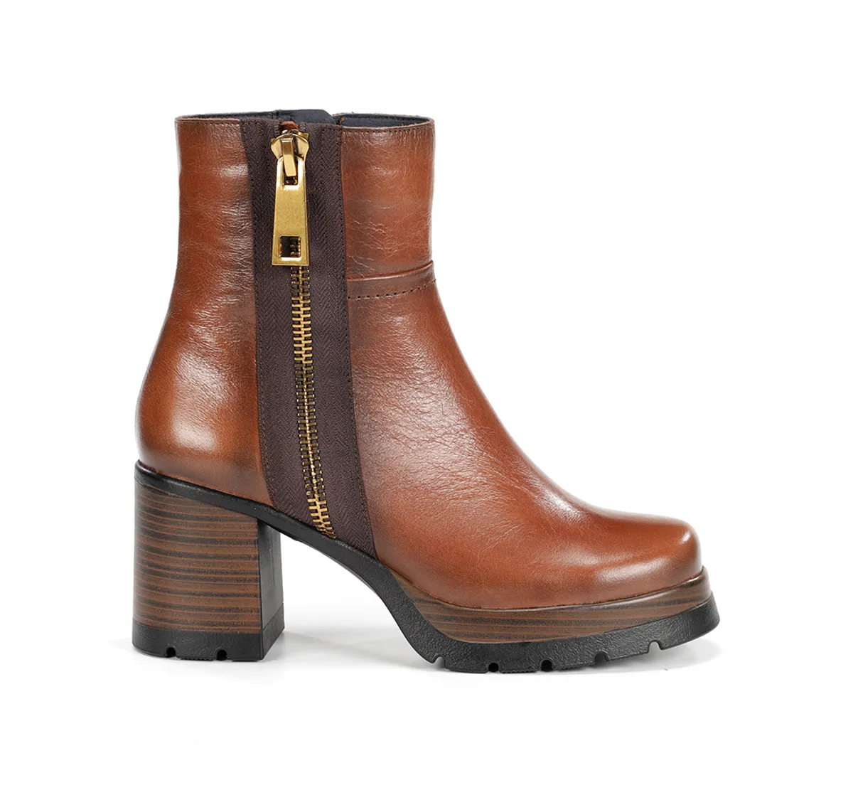 SAFE D9413 Brown  Ankle Boot