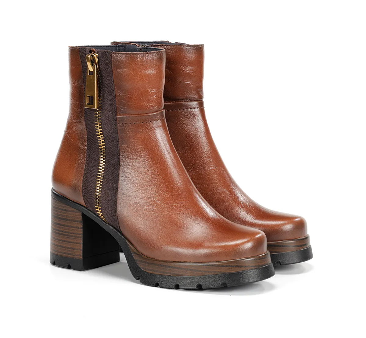 SAFE D9413 Brown  Ankle Boot