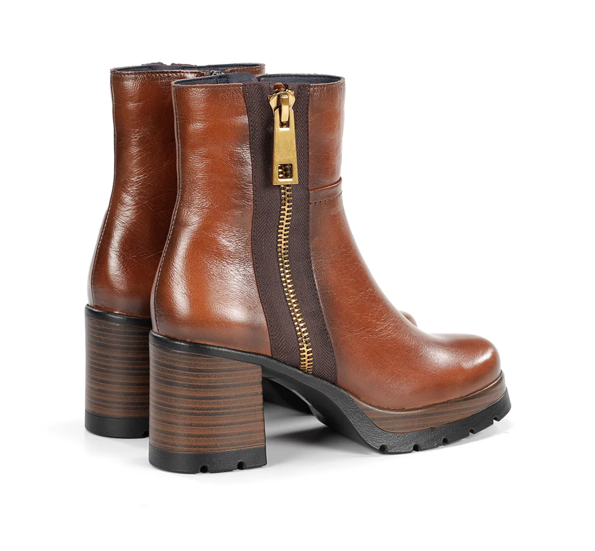SAFE D9413 Brown  Ankle Boot