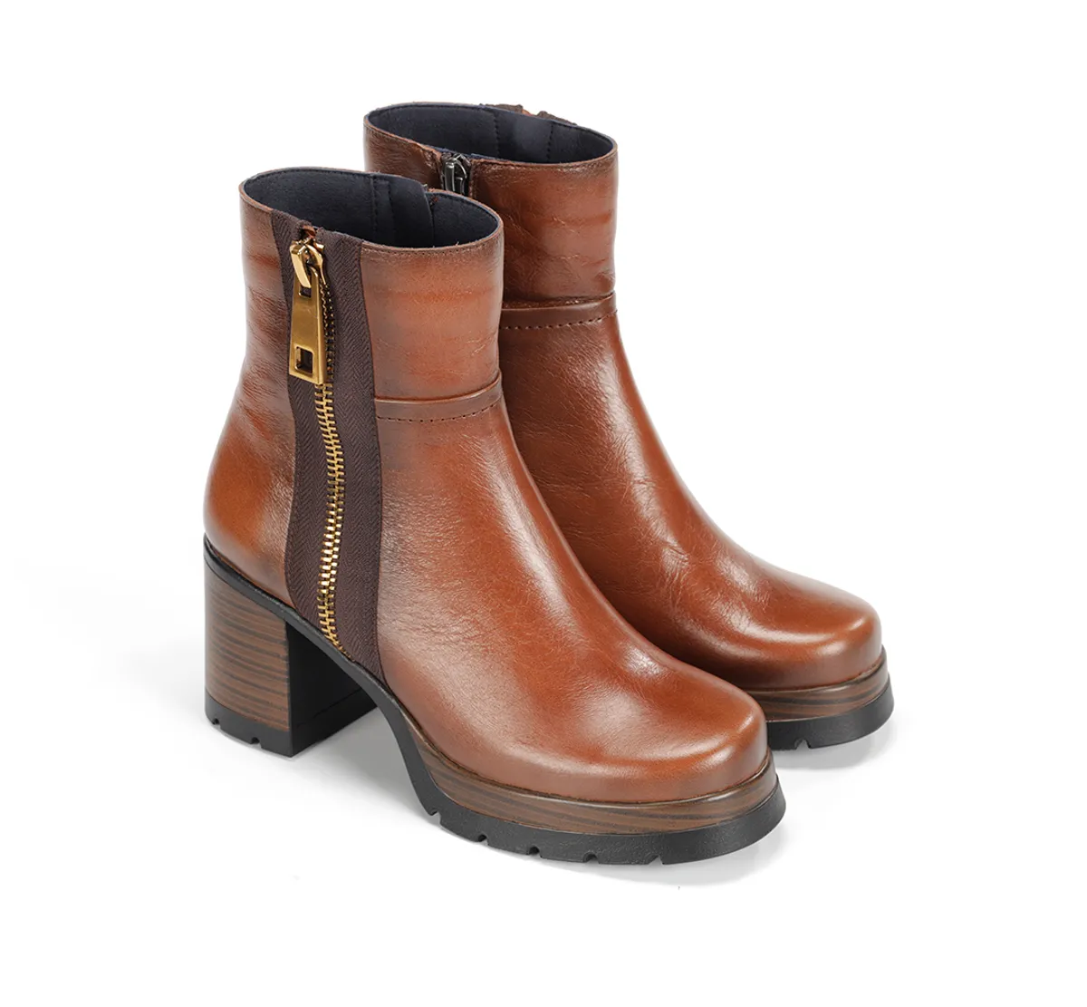 SAFE D9413 Brown  Ankle Boot