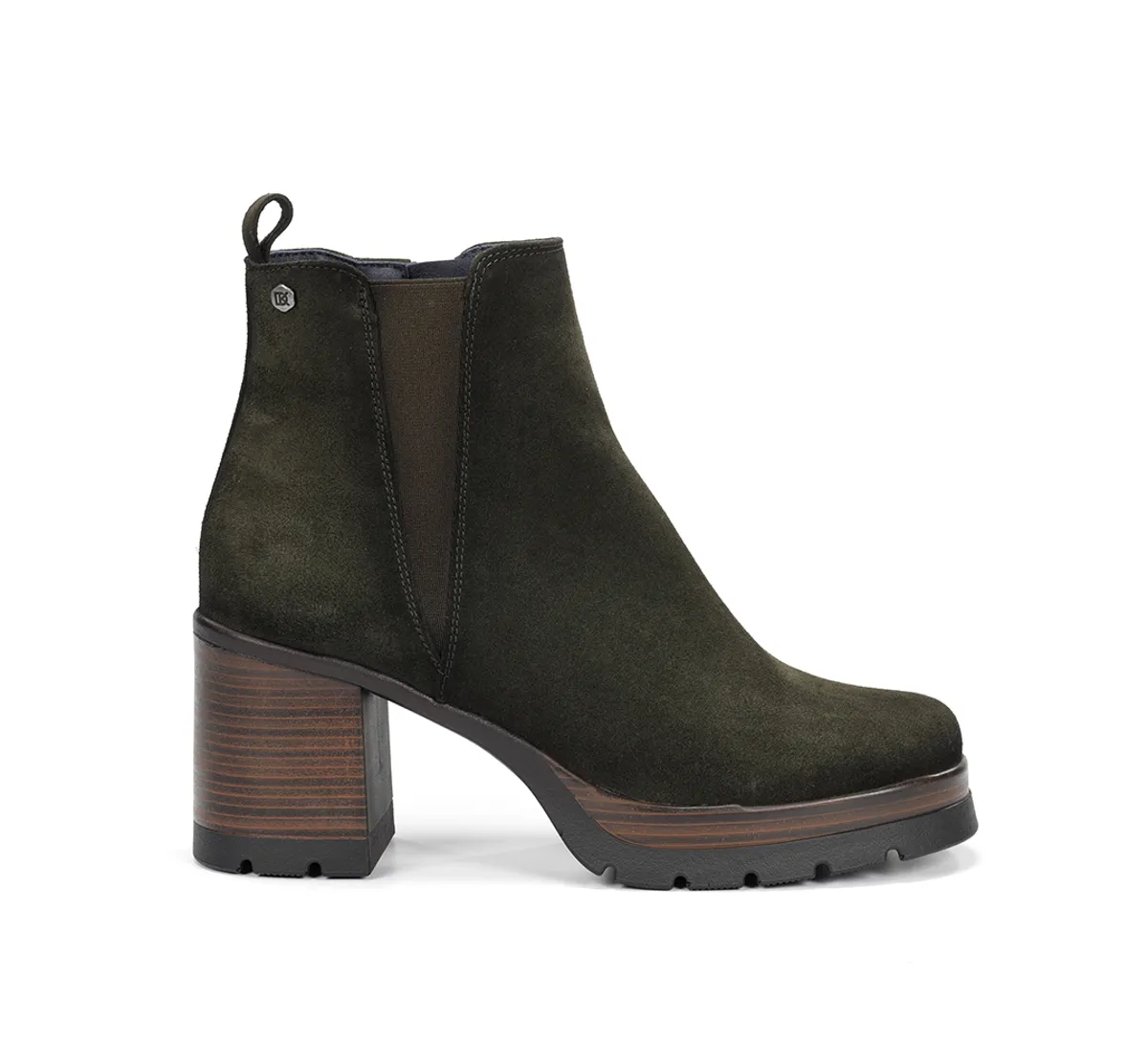 SAFE D9414 Green Ankle Boot