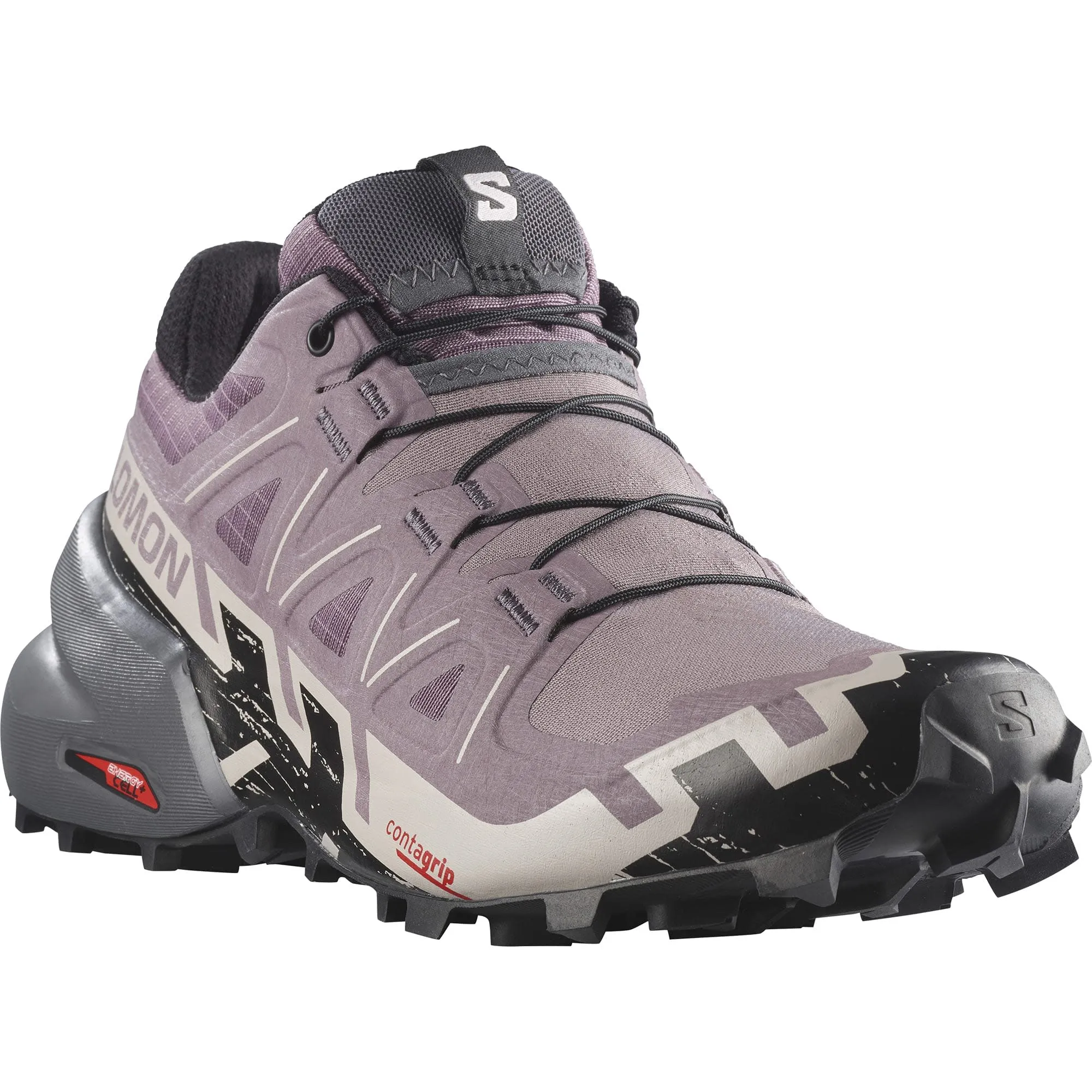Salomon Women's Speedcross 6 Moonscape/Black/Ashes Of Roses | Buy Salomon Women's Speedcross 6 Moonscape/Black/Ashes O