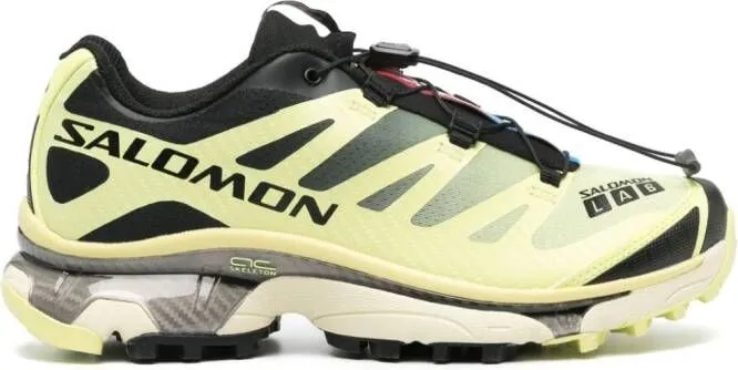 Salomon XT-4 logo-print sneakers Yellow