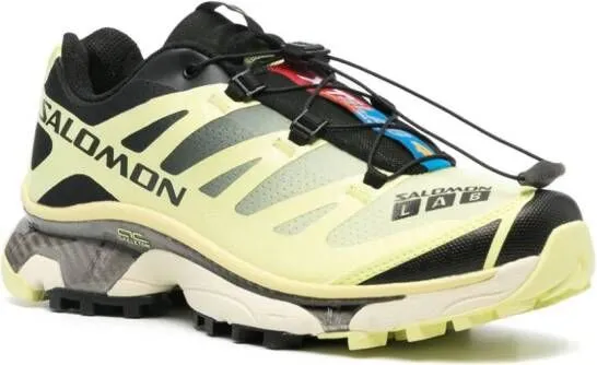 Salomon XT-4 logo-print sneakers Yellow