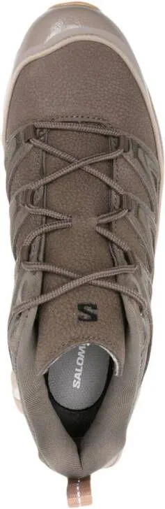 Salomon XT-6 Expanse leather sneakers Brown