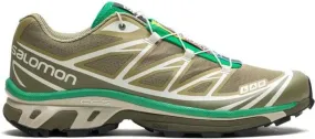 Salomon XT-6 panelled sneakers Green