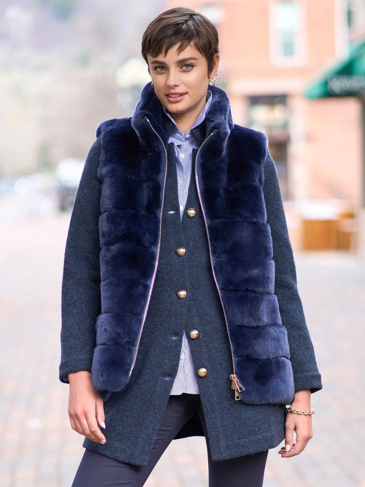 Sarah Rex Fur Vest