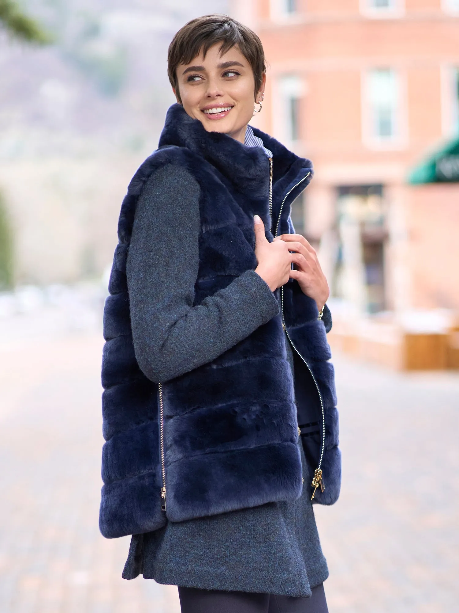 Sarah Rex Fur Vest