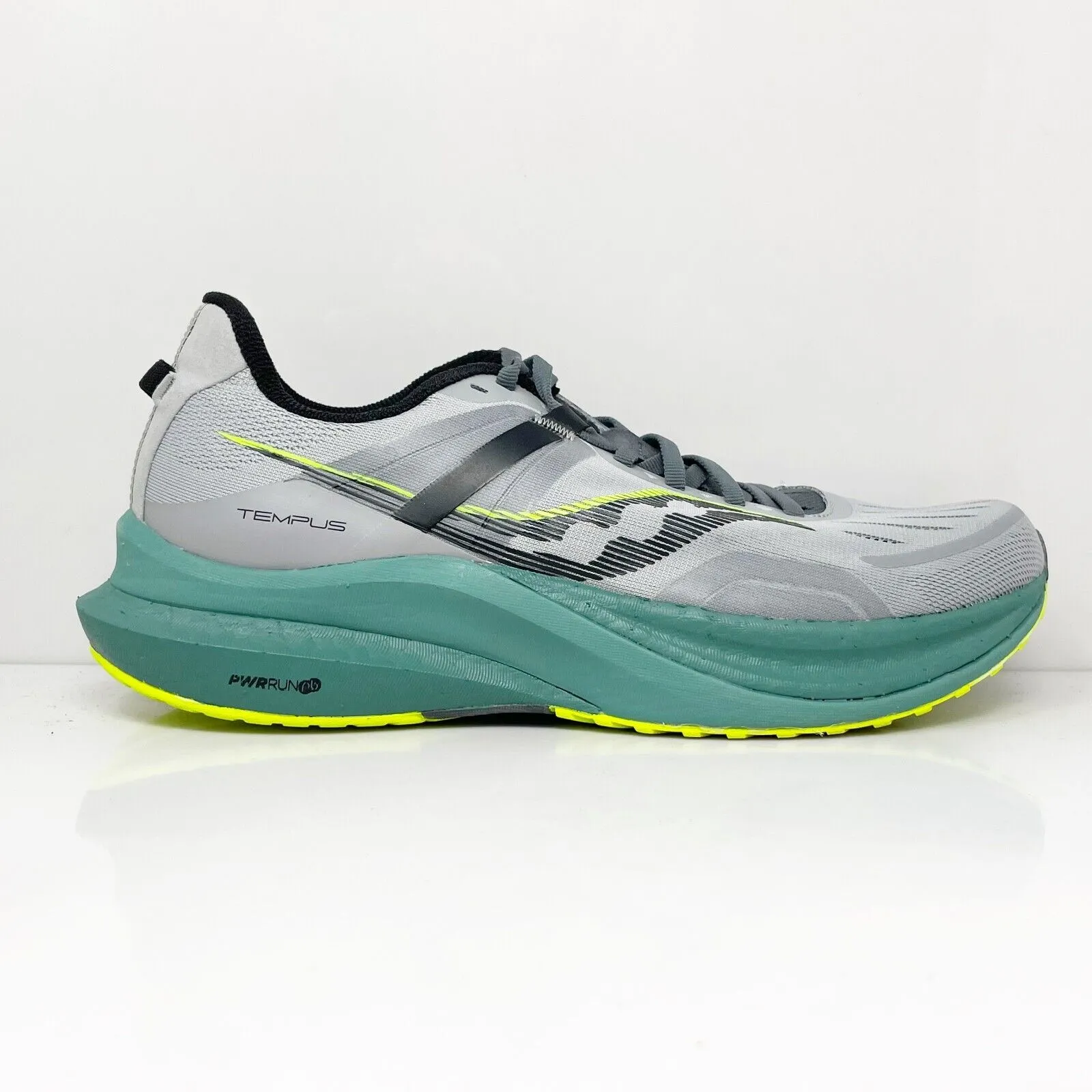 Saucony Mens Tempus S20720-17 Gray Running Shoes Sneakers Size 10