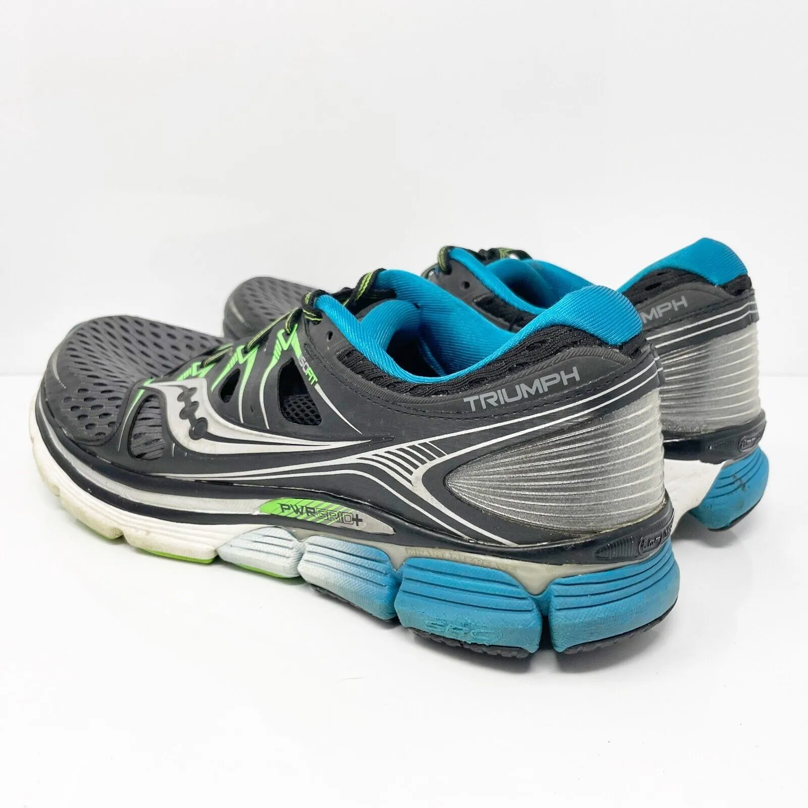 Saucony Mens Triumph ISO S20262-4 Gray Running Shoes Sneakers Size 11.5