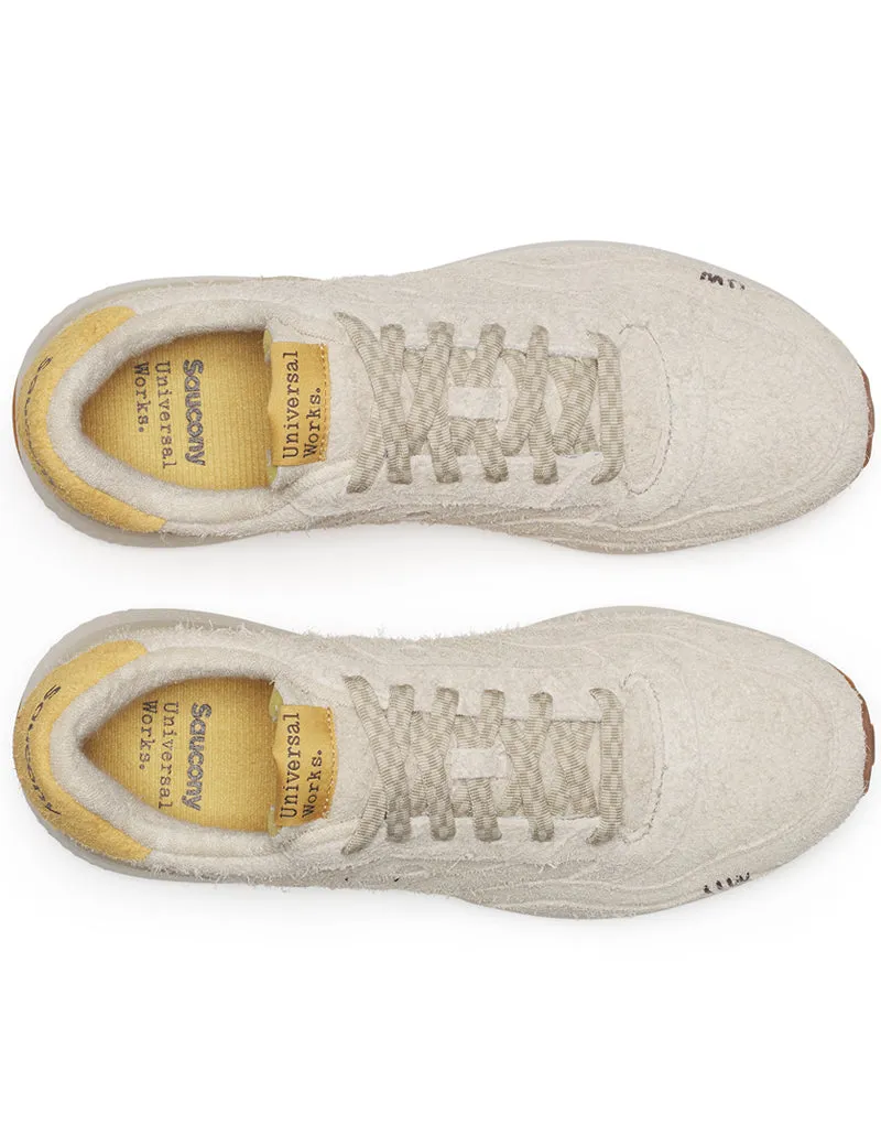 Saucony X Universal Works Jazz Nxt Trainers Grey Suede