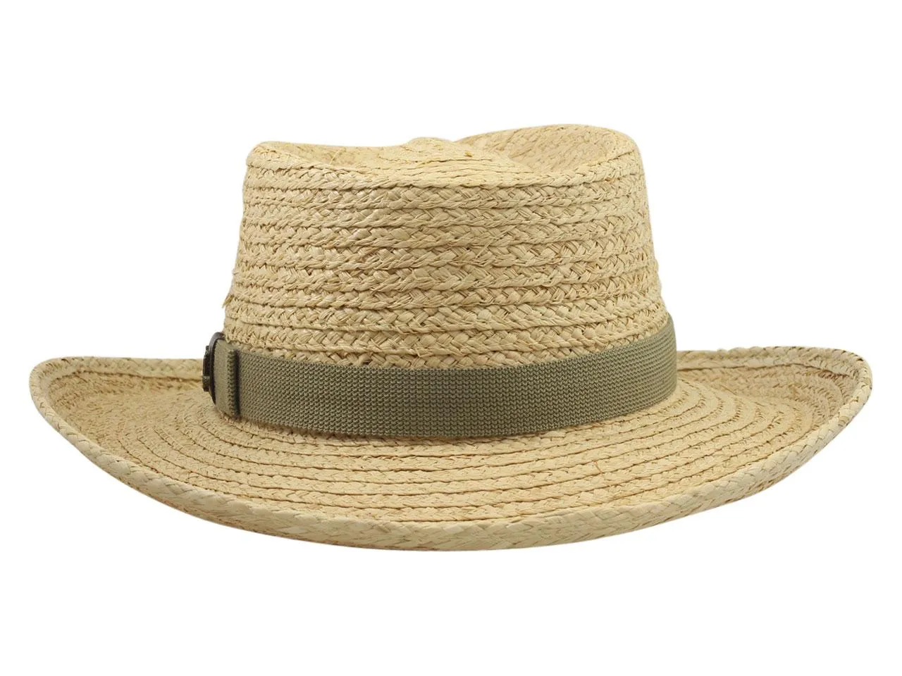 Scala Pro Men's Fine Braid Raffia Golf Gambler Hat