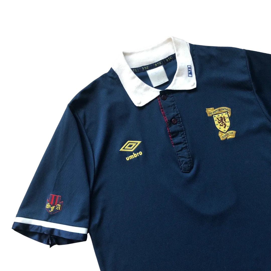 Scotland Original 1988/89/90/1991 Umbro Home Football Shirt Medium/Large