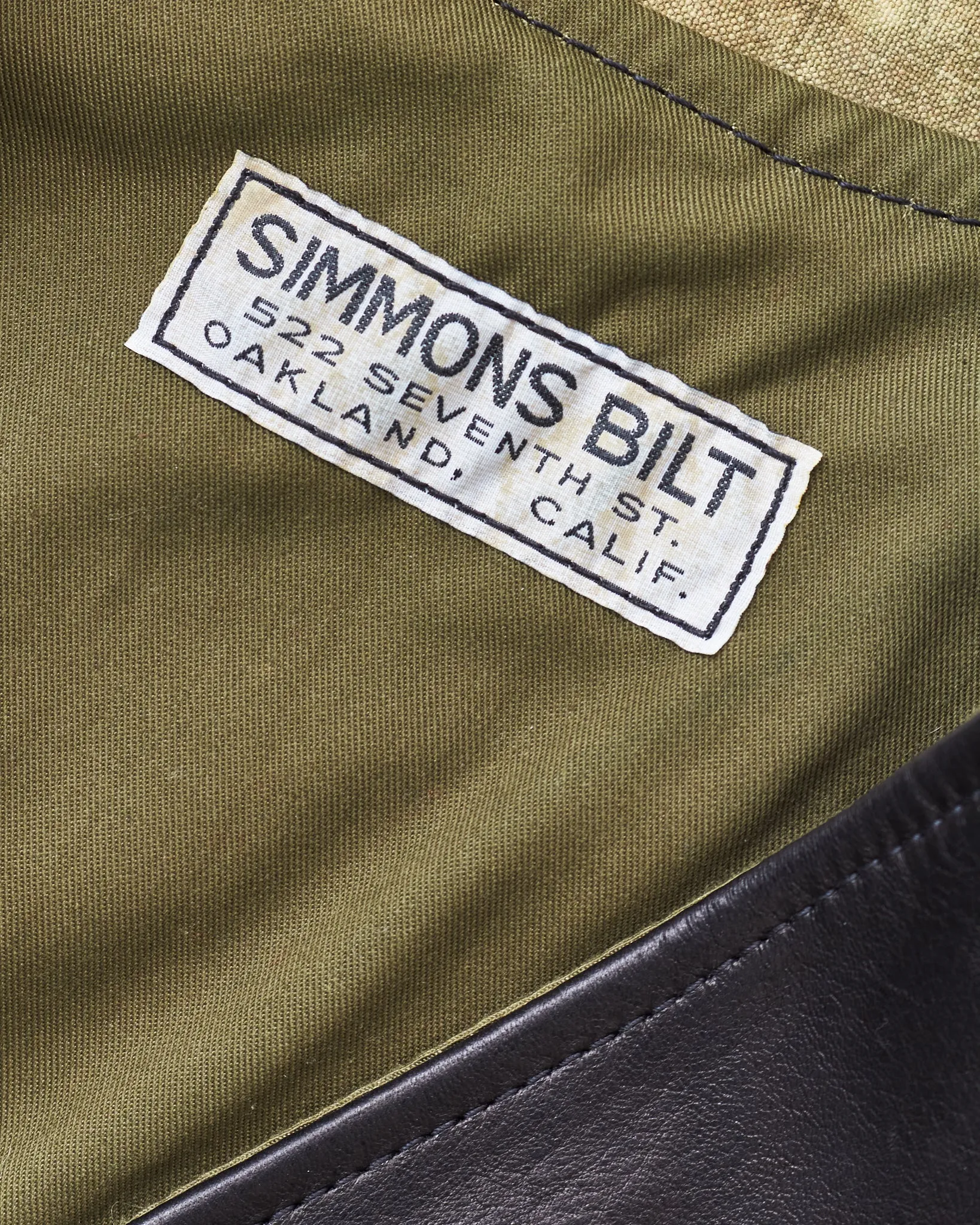 Second Hand Simmons Bilt Horsehide Black Vest 42