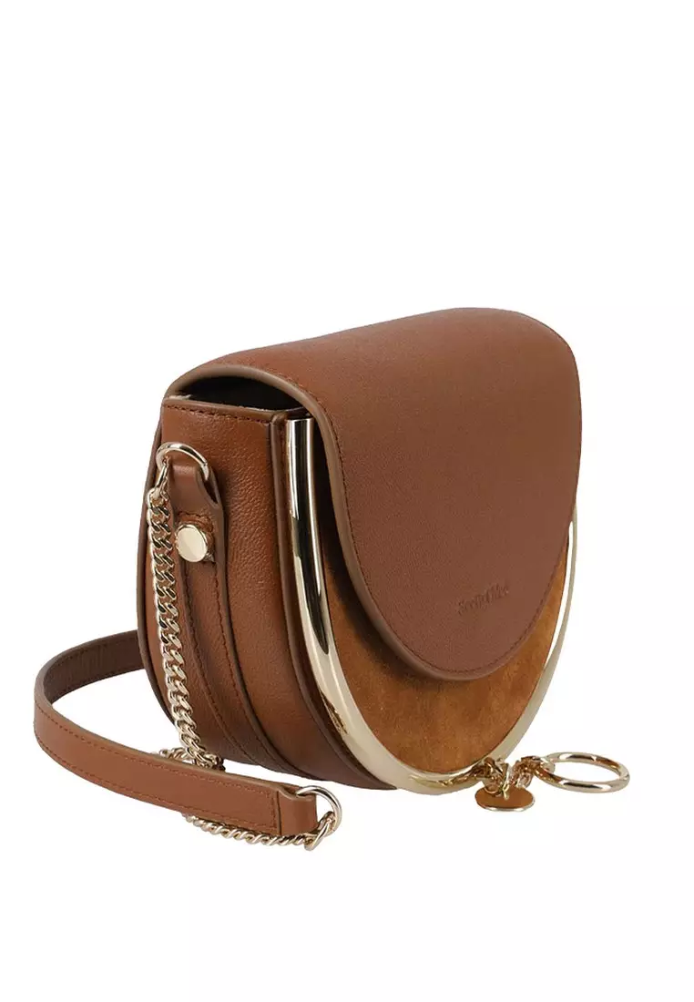 See By Chloé See By Chloe Mara Evening Crossbody Bag in Caramelo