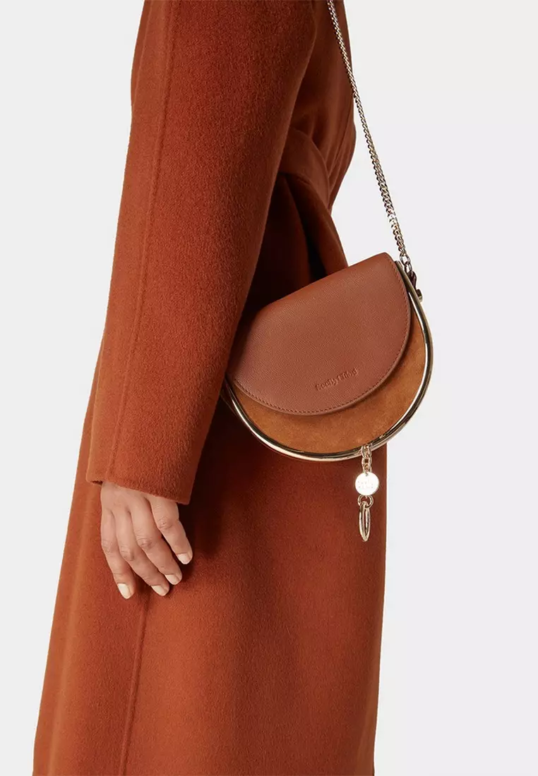 See By Chloé See By Chloe Mara Evening Crossbody Bag in Caramelo