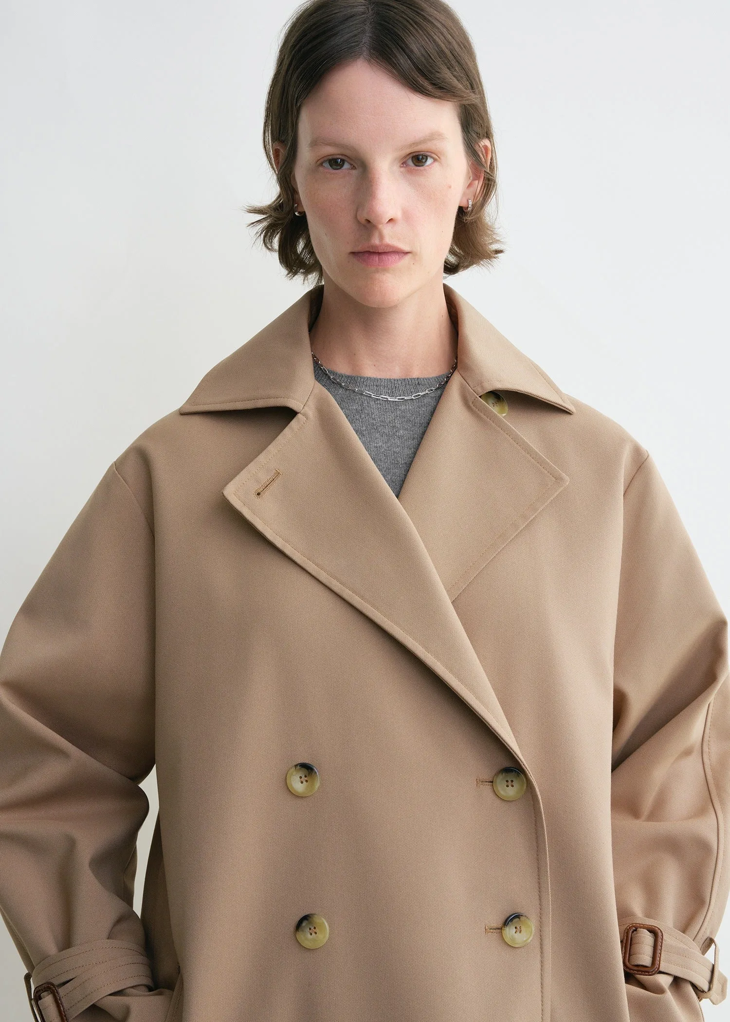 Signature trench khaki