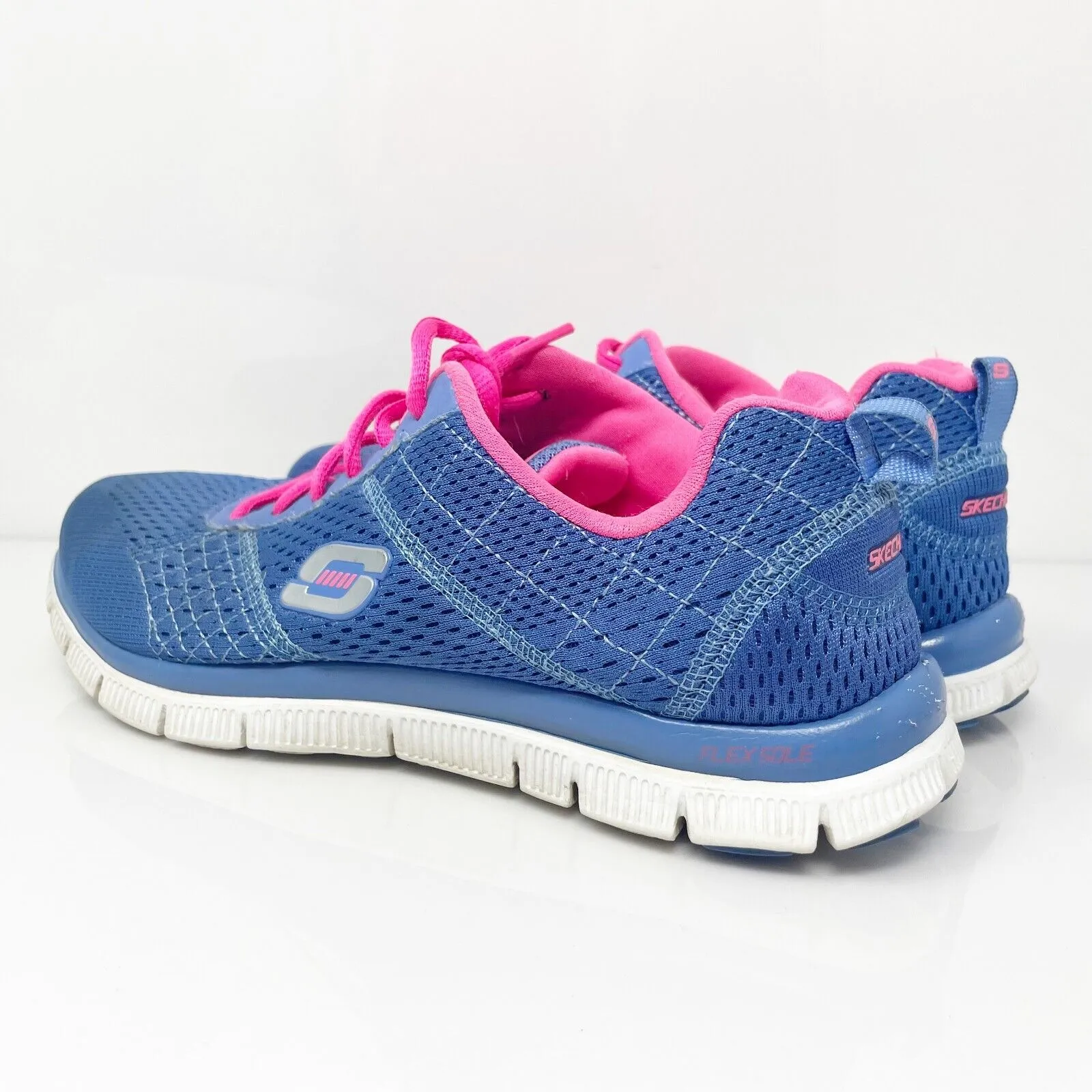 Skechers Womens Skech Knit 12058TX Blue Running Shoes Sneakers Size 8