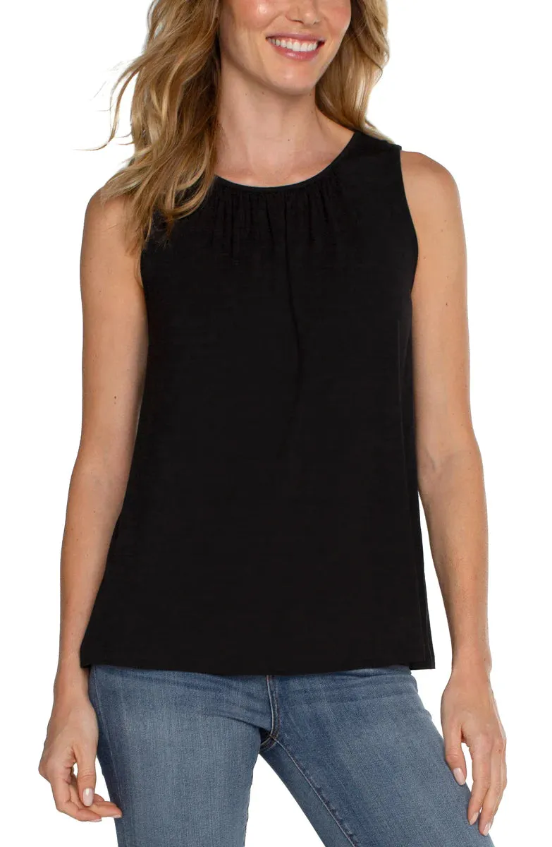 Sleeveless Black Tank