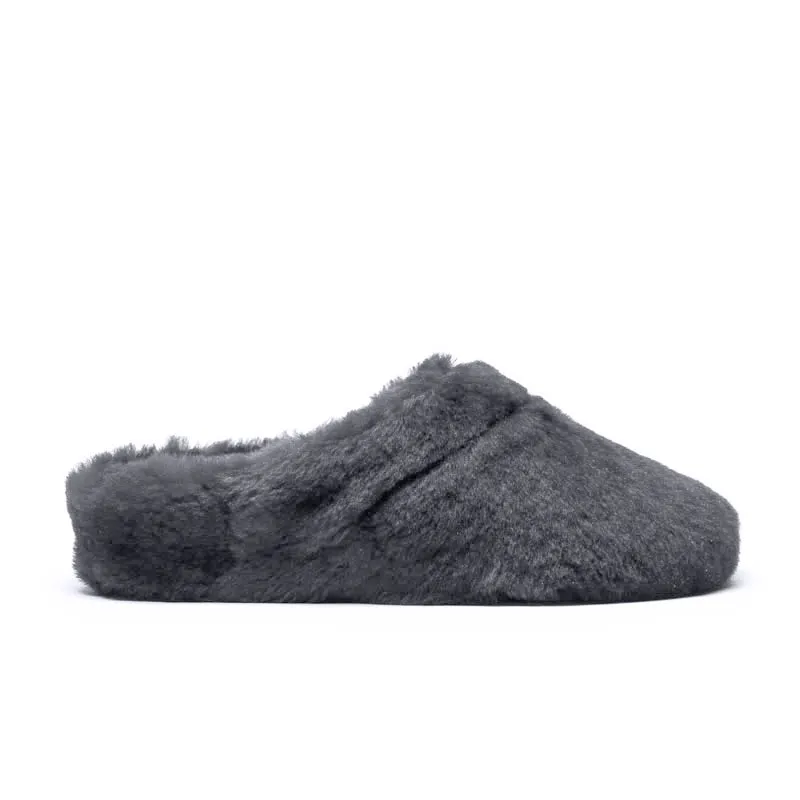 SLIPPERS Grey | Shearling