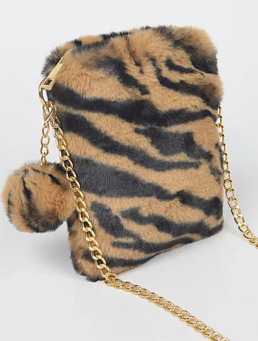 Small Fuzzy Crossbody Bag, Cellphone Purse. Silky Faux Fur Bag, Lots of colors!