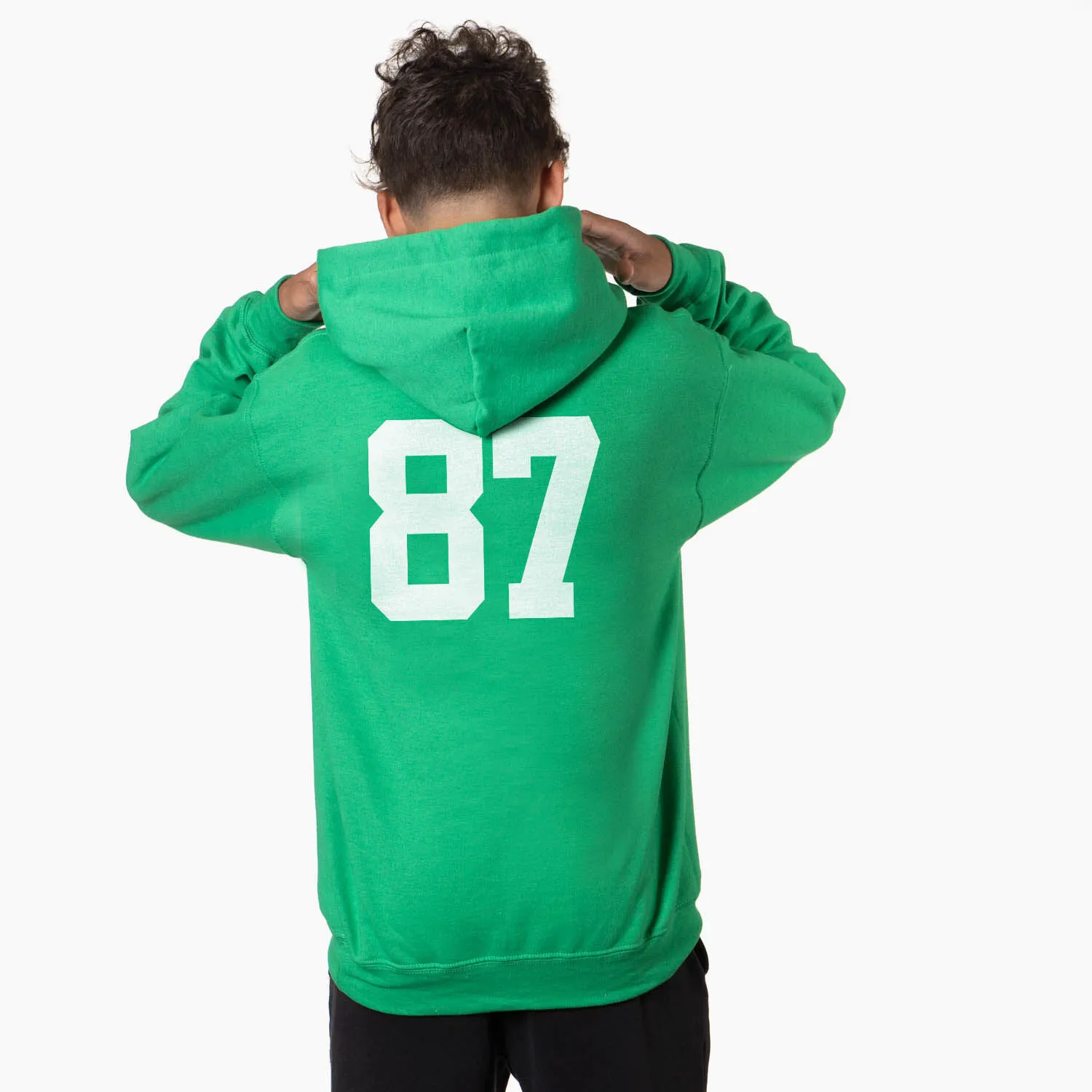 Soccer Hooded Sweatshirt - Santa Player 
